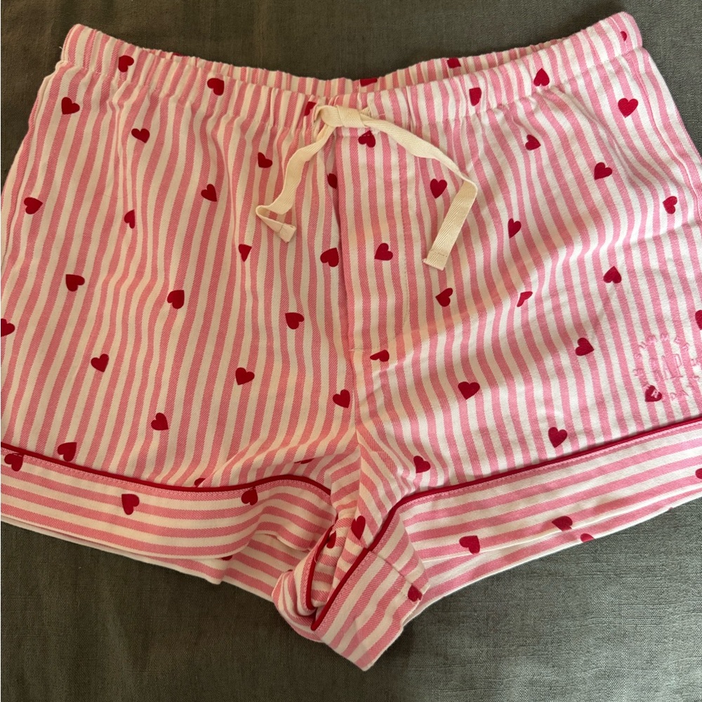 Gap × Summer Fridays Flannel Hearts PJ Boxer Shorts